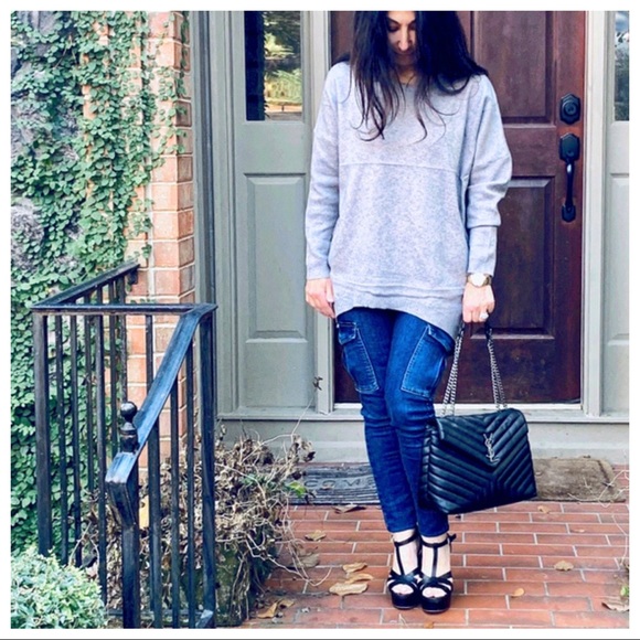 ✨LAST ONE ✨PARIS✨ Grey High/Low loose fit sweater - Picture 7 of 8